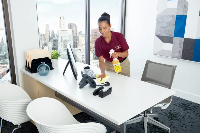 office cleaning company with disinfecting services